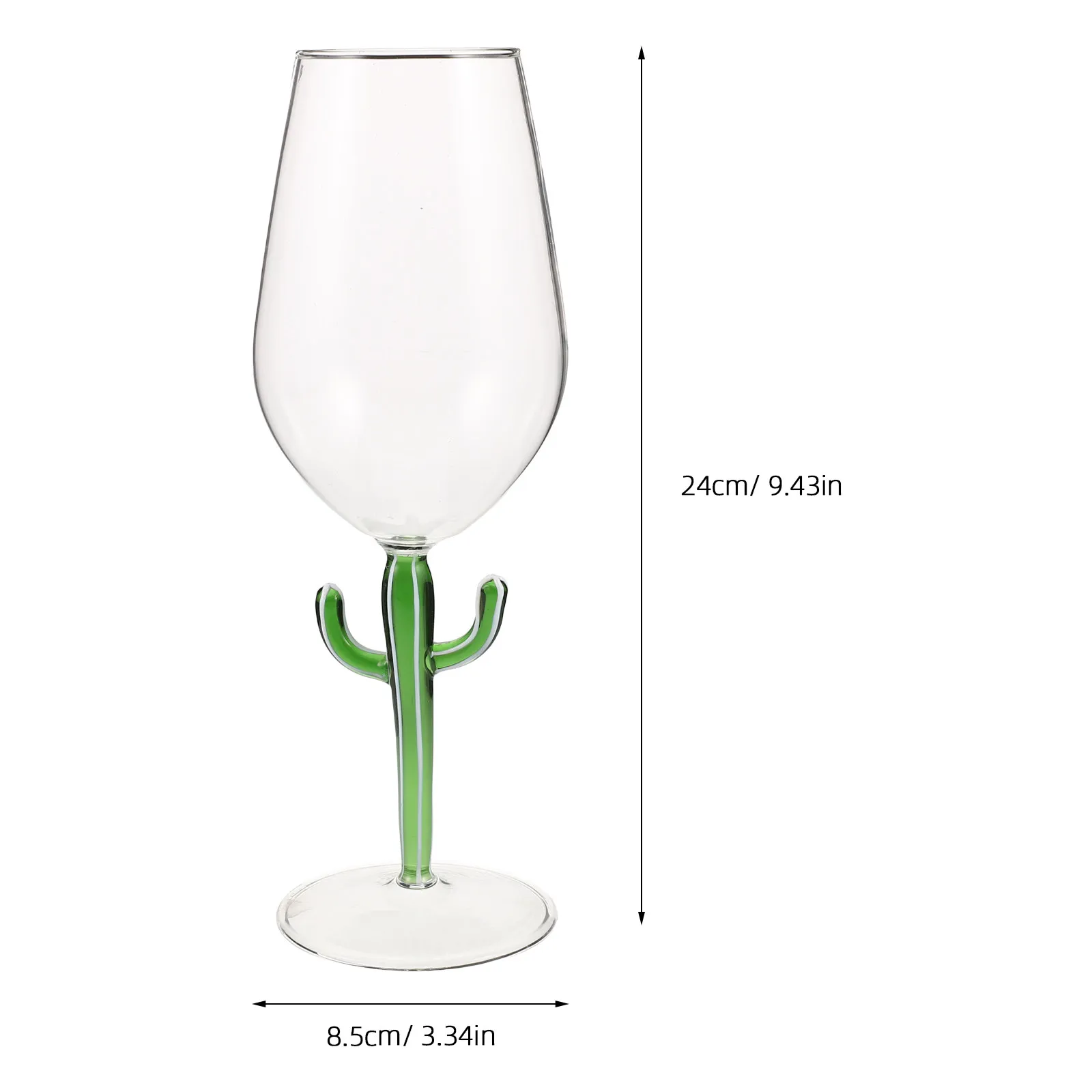 Green Cactus Shot Glasses Hand Blown Borosilicate Stemmed Mexican Party Glassware Fiesta Margarita Wedding Favors Unique