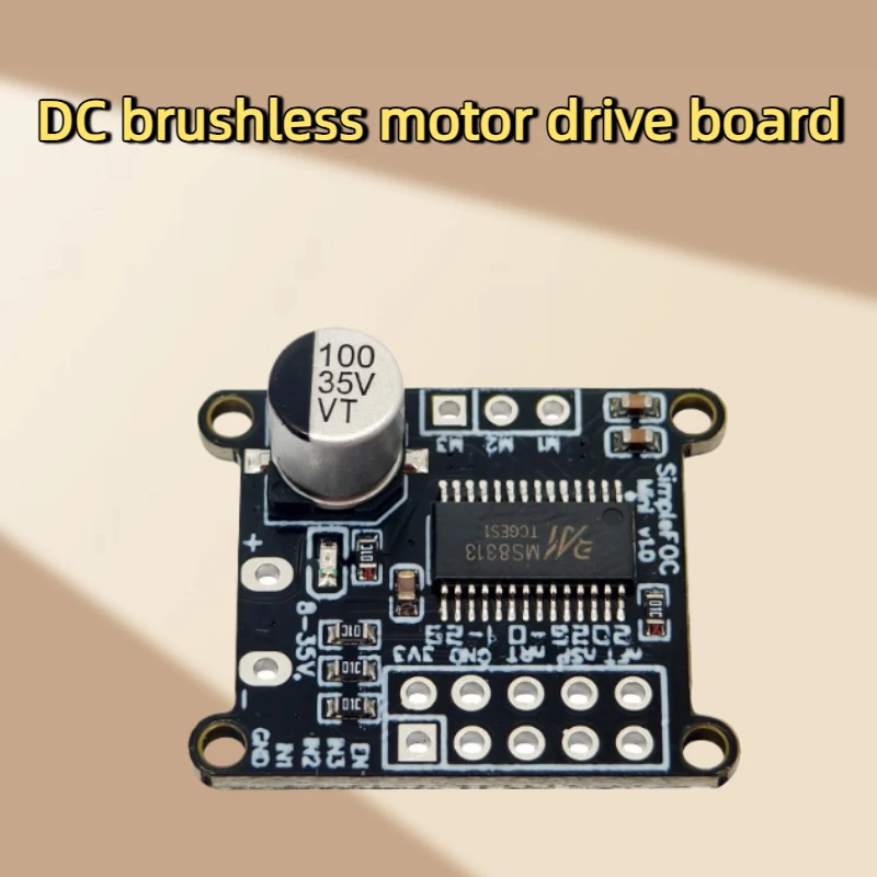 2 pièces 25.8x21mm Connecteur à broches non soudées pour carte de commande de moteur CC sans balais, avec algorithme de contrôle SVPWM