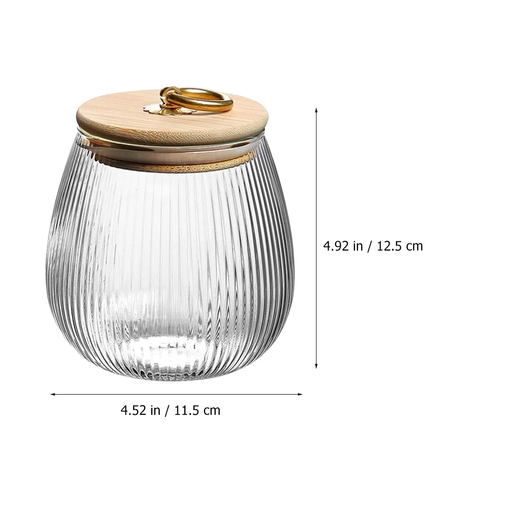

950ml Glass Storage Jars Bamboo Lid Airtight Containers Cereal Dried Food Tea Coffee Beans Nuts Rice Oatmeal Pantry ganization