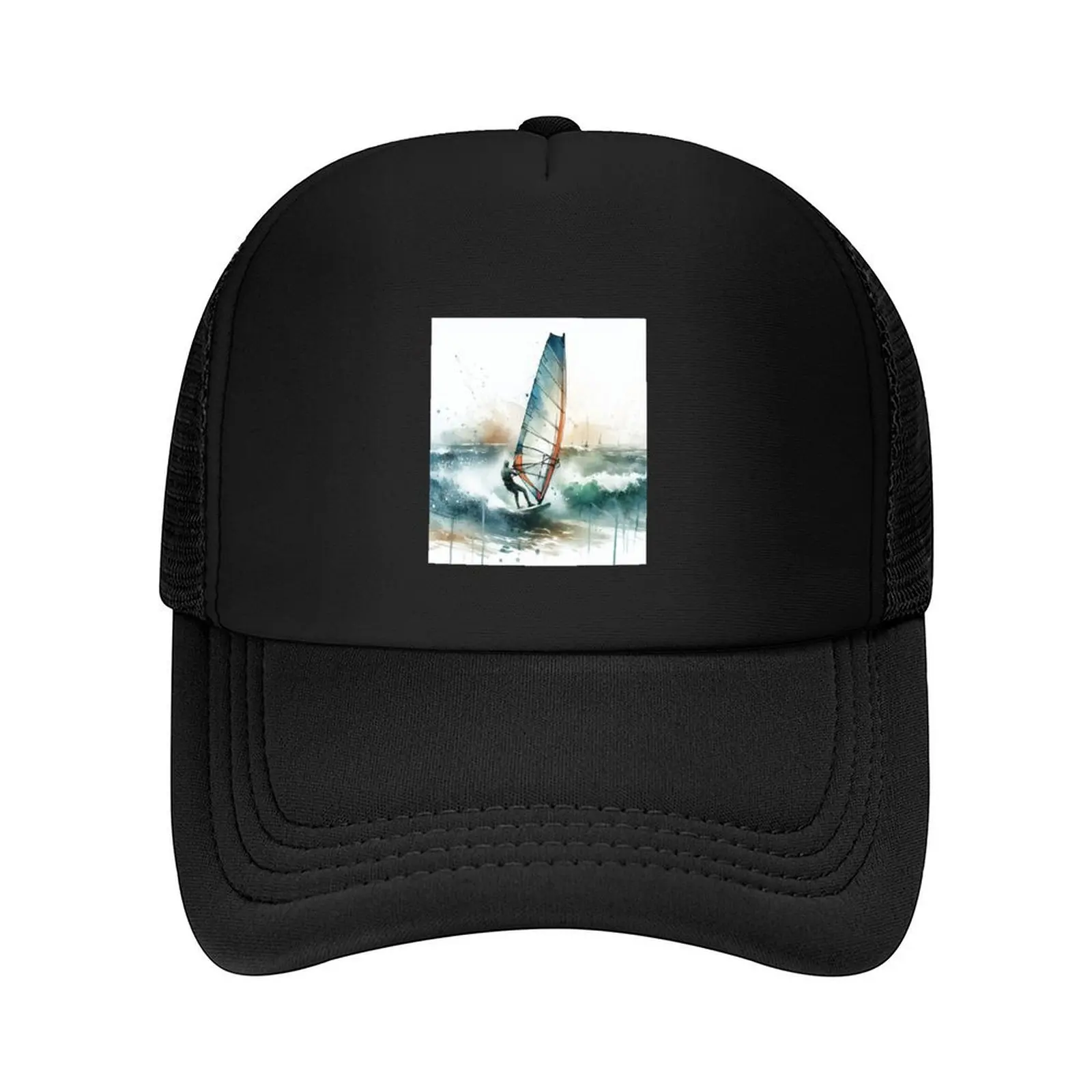 

Windsurfer Surfer Windsurf Sport gift Baseball Cap Luxury Hat Hip Hop men's big size hat Beach Outing Women Caps Men's