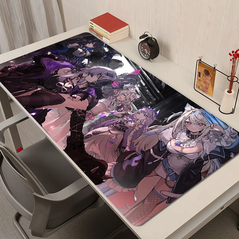 

Mouse Pad Laptop Kawaii Gaming Accessories Extended Mousepad PC Hololive Anime Girl Desk Mouse Mat Shiori Novella Keyboard Pad