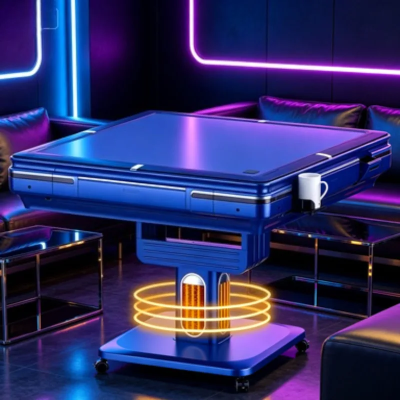 2026 New Folding Automatic Mahjong Machine, Silent 4-Player Electric Mahjong Table, Multifunction Mahjong Table