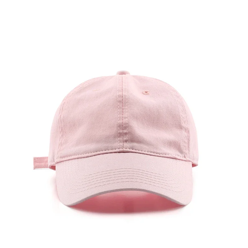 Adult Back Cap Baseball Cap for Small Head Ladies Mens Solid Hip Hop Back Button Caps Mens Plus Size Fitted Flat Caps 56 To 60cm