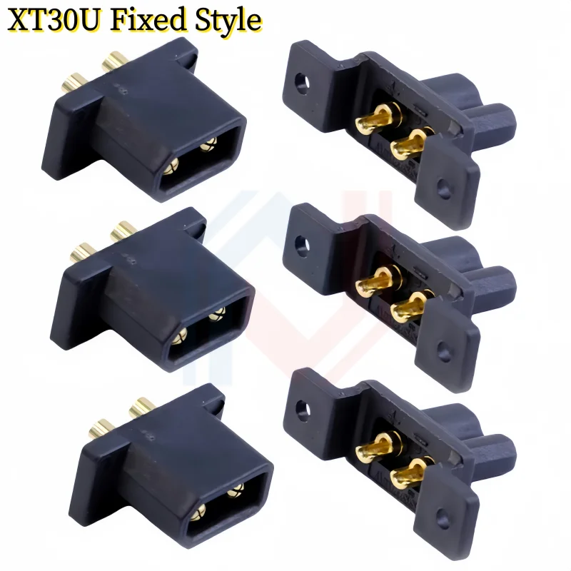 High Current XT30U with Fixed Female Connector And XT30G-MF Male Female Docking Aircraft Model Plug Accessories Copper 30A