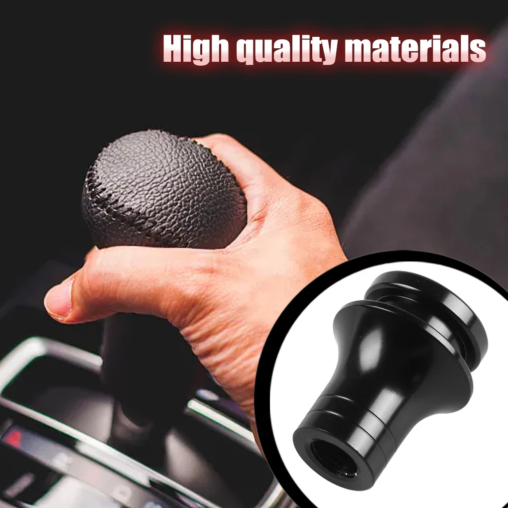 

Universal M10x1.25 M10x1.5 M12x1.25 Thread Shift Knob Boot Retainer Adapter Manual Gear Shifter Black