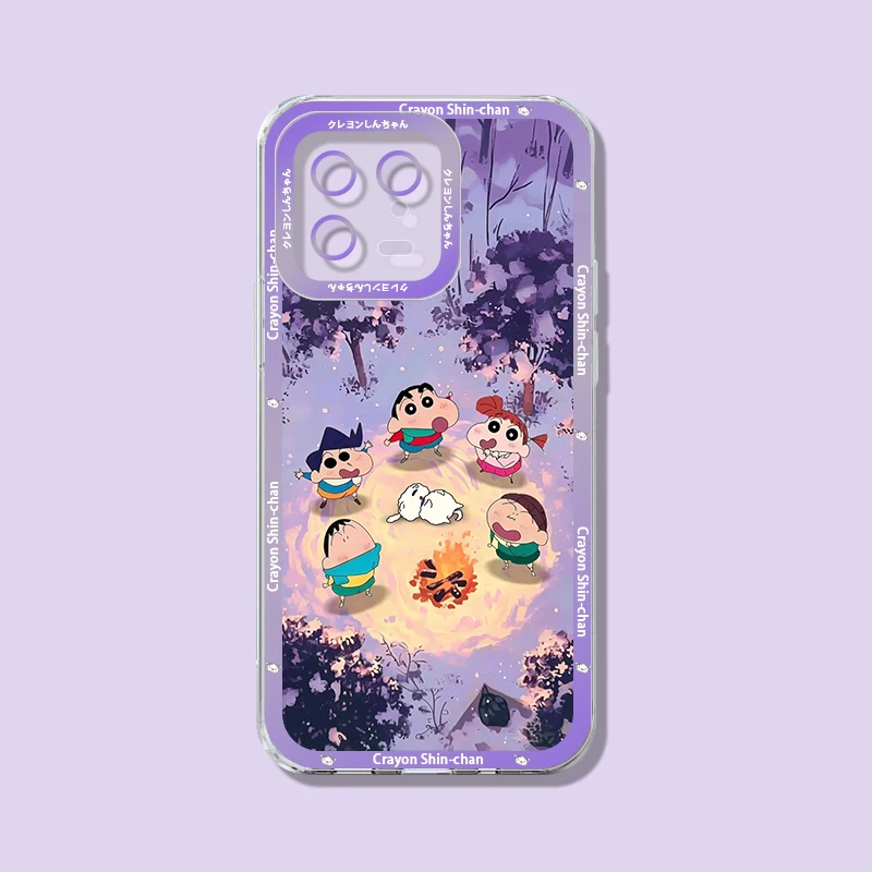 Cute C-Crayon Shin Cartoon Case for Xiaomi Mi 15T 14T 13T 12T 11T Pro Max Xiaomi 17 Ultra 15 13 14 12 11 Lite 5G NE Phone Cover view 6