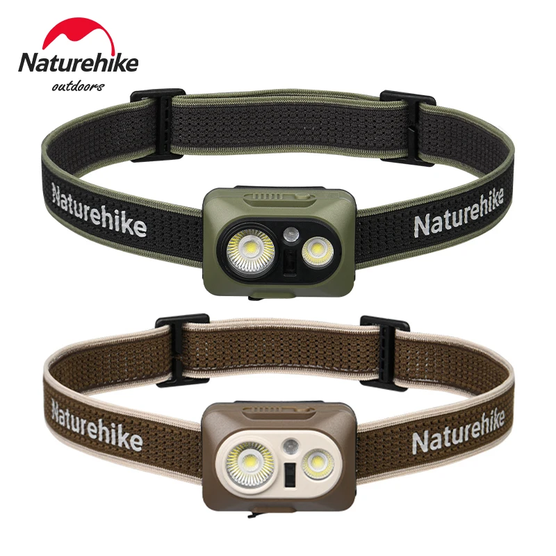 Naturehike Headlamp Induction Head Lamp Built-in Battery USB Rechargeable Flashlight Outdoor Camping Fishing Sensor Headlight