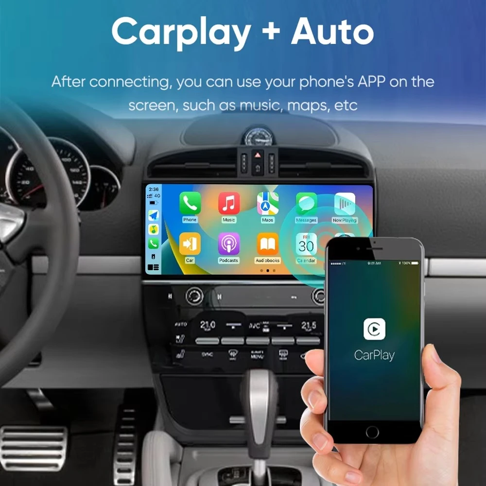 Car Radio for Cayenne 2003-2009 Car Android Navigation Touch Screen Wireless Carplay Car Multimedia Player Head Unit