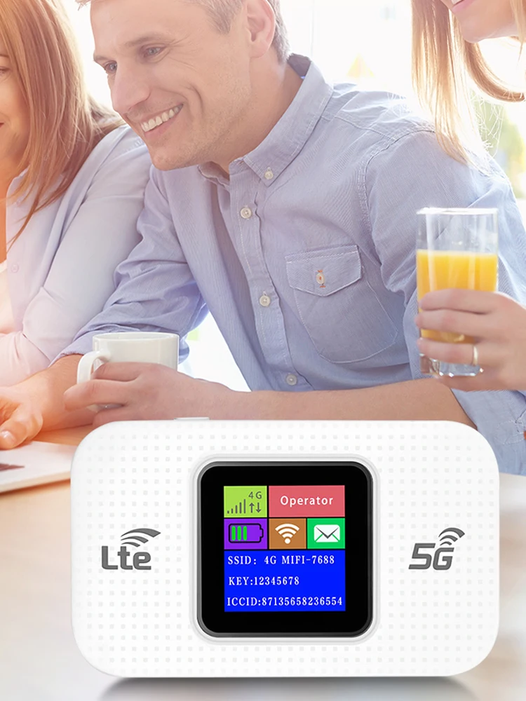 Router Internet Wireless 4G LTE, Router WiFi Wireless 150Mbps, Hotspot Portatile, Dispositivo WiFi Plug & Play, Router WiFi Intelligente per Viaggi