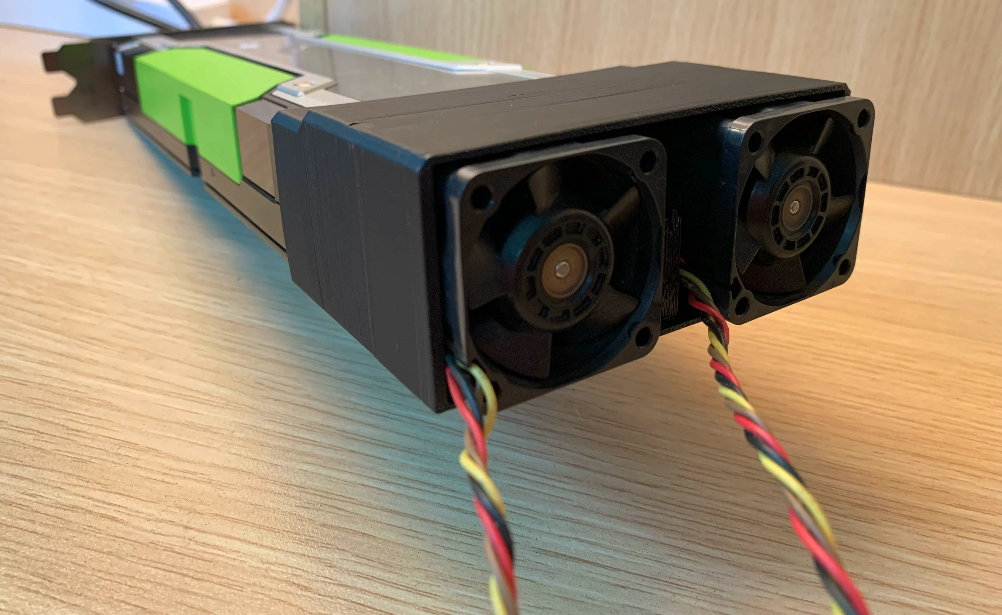 Dual 4CM High‑Speed Cooling Fan Assembly for NVIDIA for Tesla V100S P100 P40 M40 GPU 4CM High‑Speed Fan
