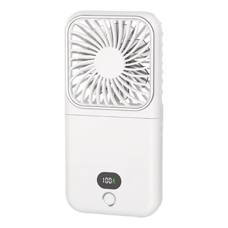 

B15C Универсальный складной вентилятор 3-в-1 со встроенным зеркалом для макияжа Портативный настольный вентилятор 3-в-1