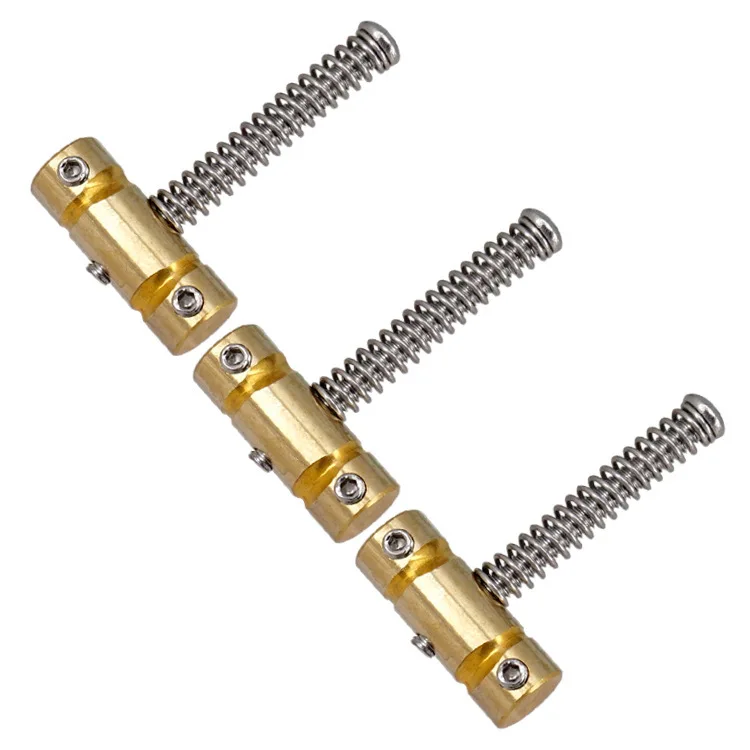GT Series Brass TE-Style Electric Guitar Bridge Saddle Lower Tailpiece String Guide Bar String Code