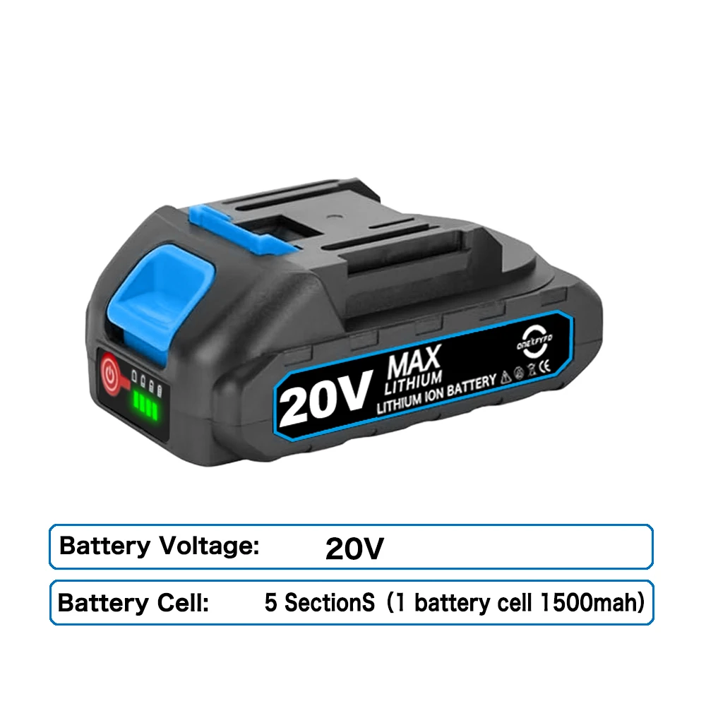 Imagem -03 - com Carregador Bl1860 Baterias Recarregáveis 18v Íon de Lítio para Makita 18v Bateria Bl1840 Bl1850 Bl1830 Bl1860b Lxt400 Ferramenta Elétrica