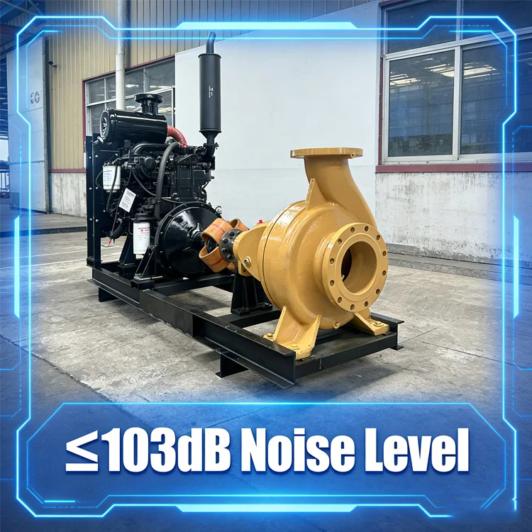 High Pressure  153KW 7.3L 4-Stroke Electric Start Water-Cooled Diesel Engine Driven Water Pump for Irrigation