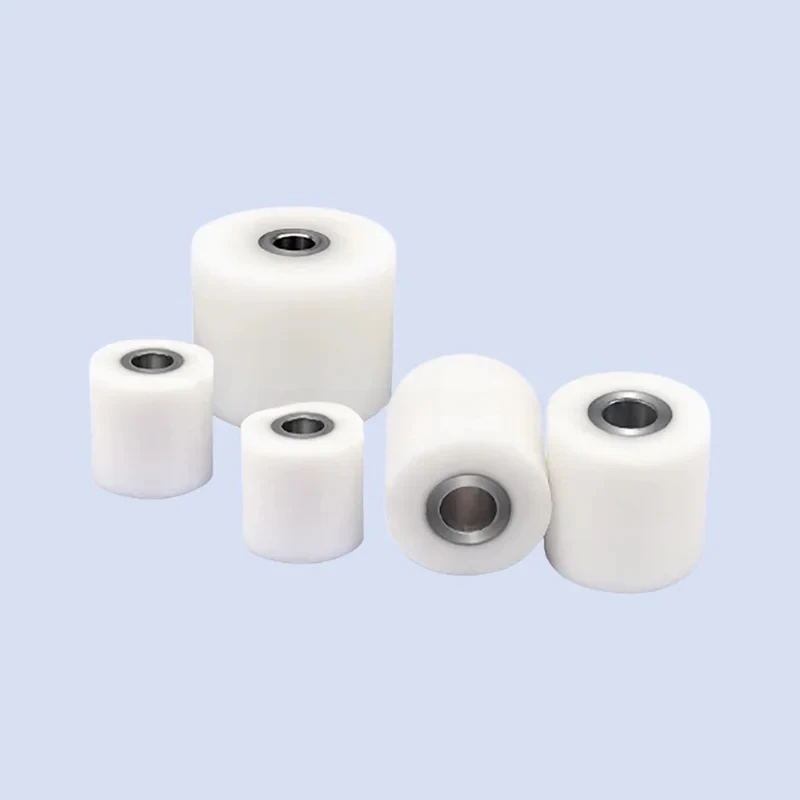 

High Temperature Resistant Food Grade Silicone Roller With Circular Ring Transmission Pulley/Guide Wheel/Active Small Drum