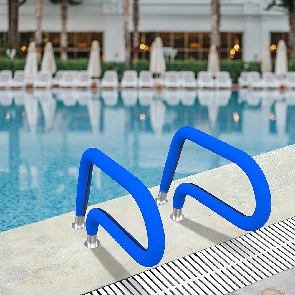 

Pool Handrail Neoprene Protective Cover Flexible Fit Non Slip Swimming Pool Railing Safety Cover Swimming Ladder