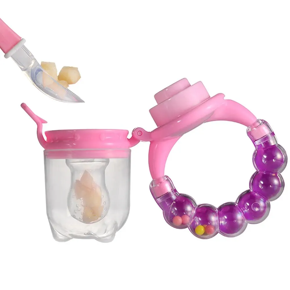 1PC Silicone Baby Pacifier Infant Nipple Kids Feeder For Fruits Food Baby Feeding Pacifier With Teether Toy for Teething Relief image 4