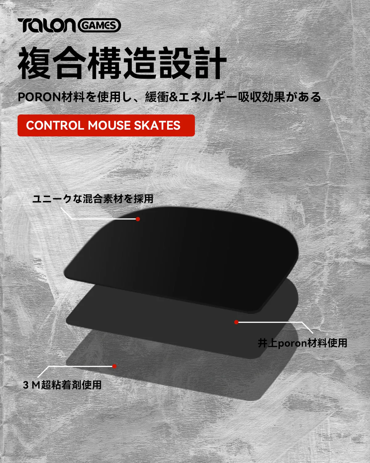 TALONGAMES Mouse Feet Skates For Logitech G PRO X Superlight Wireless Control type Replacement Glide Feet Pads  Mouse Sticker