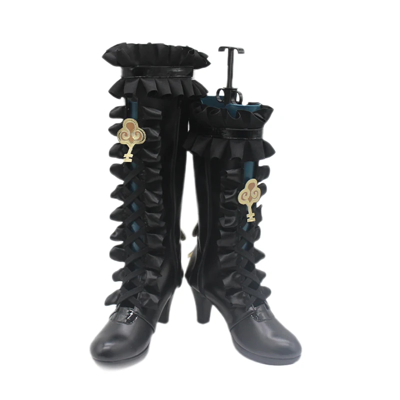 Gioco Honkai Star Rail The Herta Scarpe Cosplay Stivali Herta Scarpe da gioco di ruolo per Halloween Carnevale Prop Donne adulte Uomini