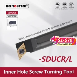 내경 선삭 공구 S08K/S10K/S12M/S14N/S16Q/S20R/S25S- SDUCR/L07/11 선반 선삭 CNC 절삭 공구 커터 바