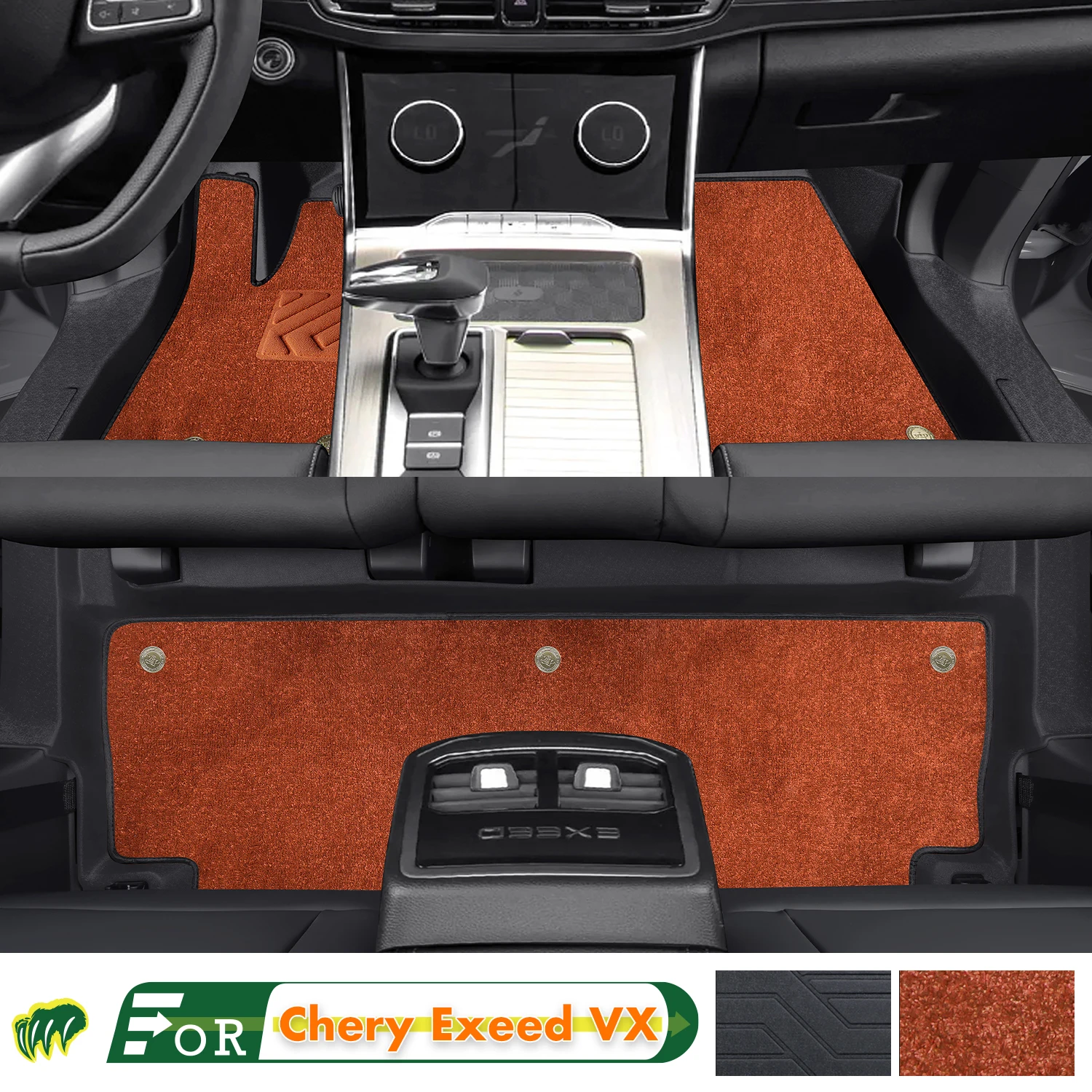 

Left-hand Drive Car Floor Mat For Chery Exeed VX 2021-2024 Full Surround Foot Mat Automotive Floor Mat Interior Floor Liner