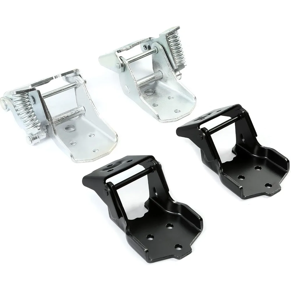 طقم مفصلات الباب الأمامي لسيارة كامارو إمبالا فايربيرد - طقم مكون من 4 قطع مع مفصلات علوية وسفلية، أجزاء متوافقة جديدة