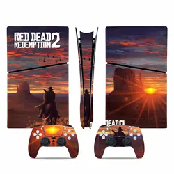 Red Dead Redemption 2 FOR PS5 Slim Digital Skin Sticker Decal Cover for Console and 2 Controllers New PS5 Slim digita Skin Vinyl