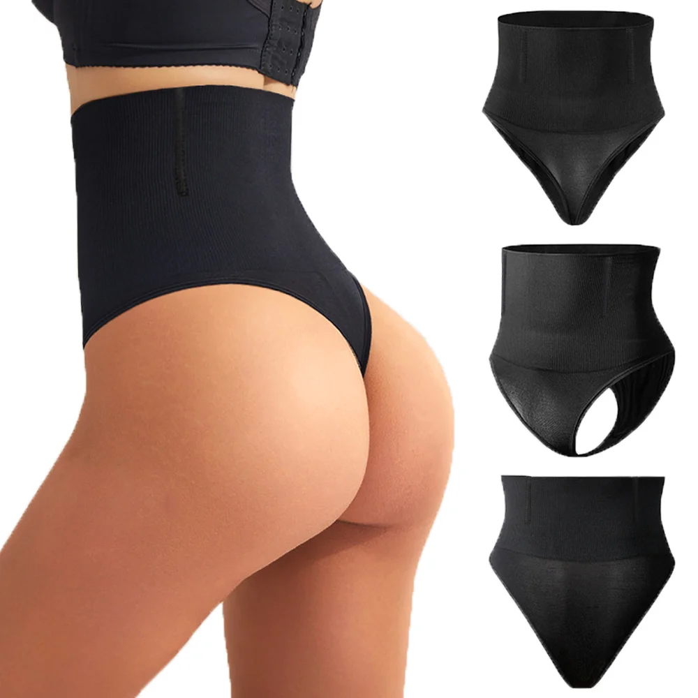 Tangas de cintura alta para mujer, ropa moldeadora, bragas de vientre plano, lencería adelgazante, Control de barriga, faja moldeadora, ropa interior moldeadora