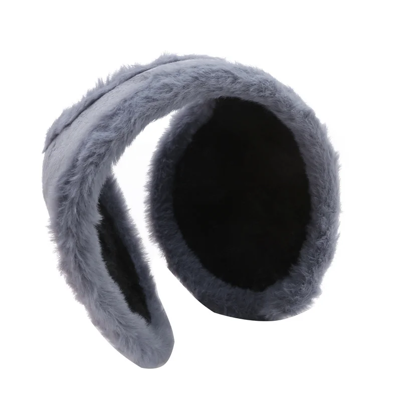 Soft Plush Ear Warmer Winter Warm Earmuffs for Women Men Fashion Solid Color Earflap Outdoor Cold Protection Ear-Muffs Ear Cover