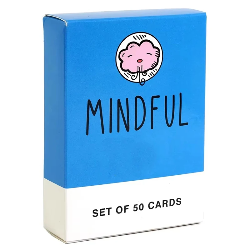 

Карточная игра Mindfulness Talk Игра «Школа осознанности» для детей Карты осознанности для детей и родителей