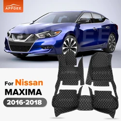 Custom Car Floor Mats For Nissan MAXIMA 2016 2017 2018 Automobile Carpet Cover Interior Details Accessories Protective Pad Parts