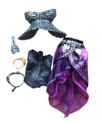Original Doll Clothes With Accessories Personality Doll Dressing Clothing With Necklace Rare Collection Doll Parts