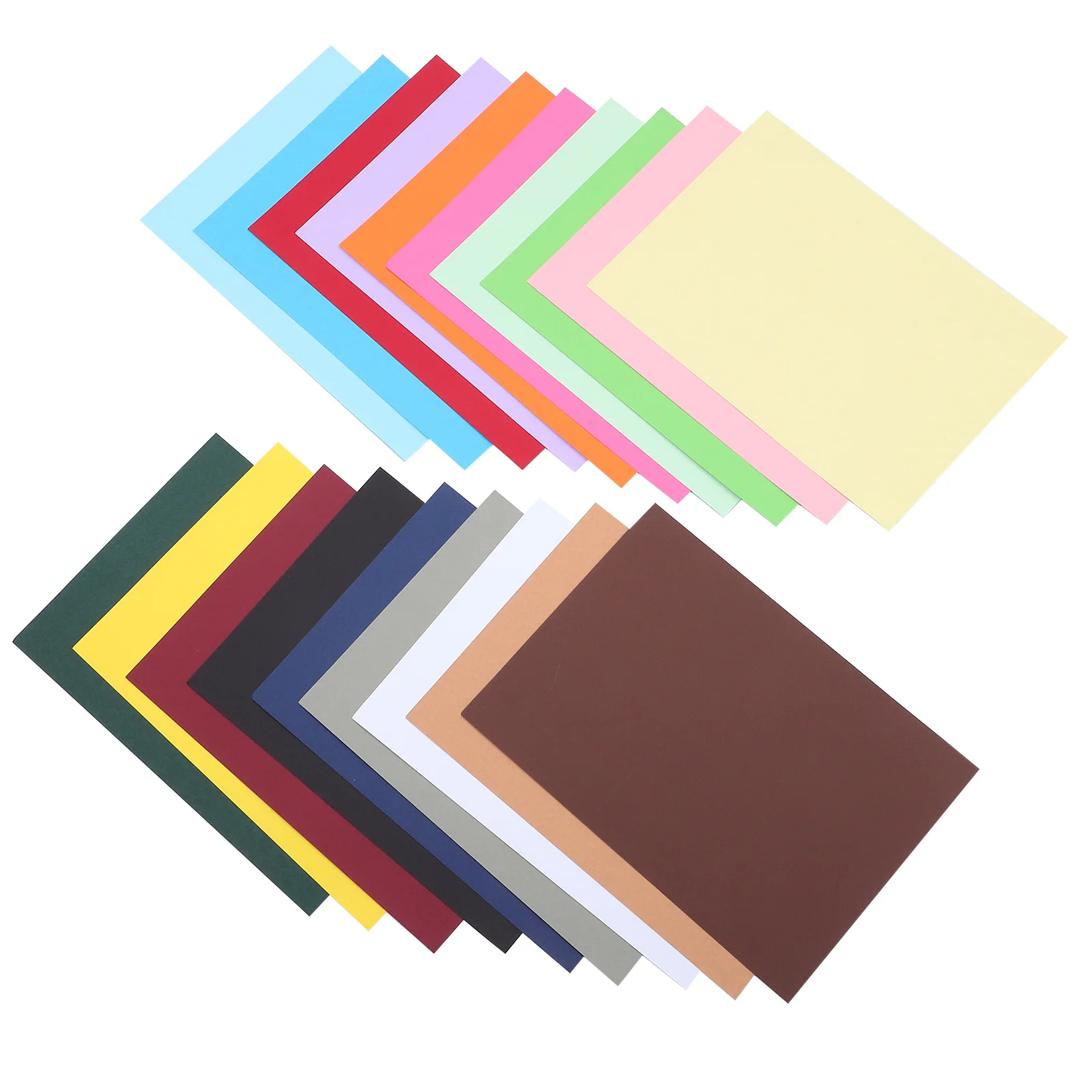 

100 Sheets Colored Card Paper DIY Craft Materials Scrapbooking Origami Painting Supplies Paper Card Cards Papers