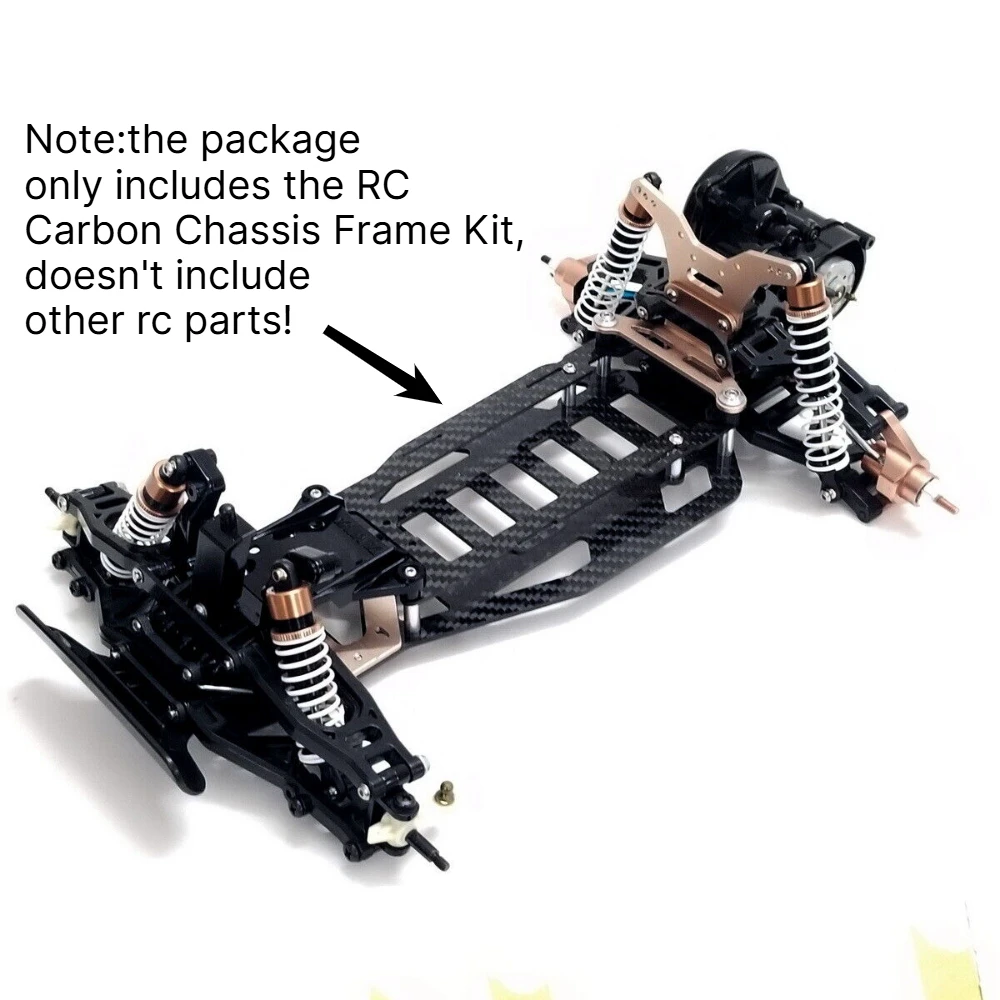 Carbon Chassis Frame Kit for Tamiya DT02 Holiday Buggy/Fighter Buggy/Sand Rover