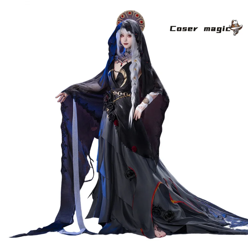 Irelia H Store Anime Reverse:1999 Semmelweis Strój Cosplay, wachlarz serca Semmelweis, seksowna sukienka dla kobiet