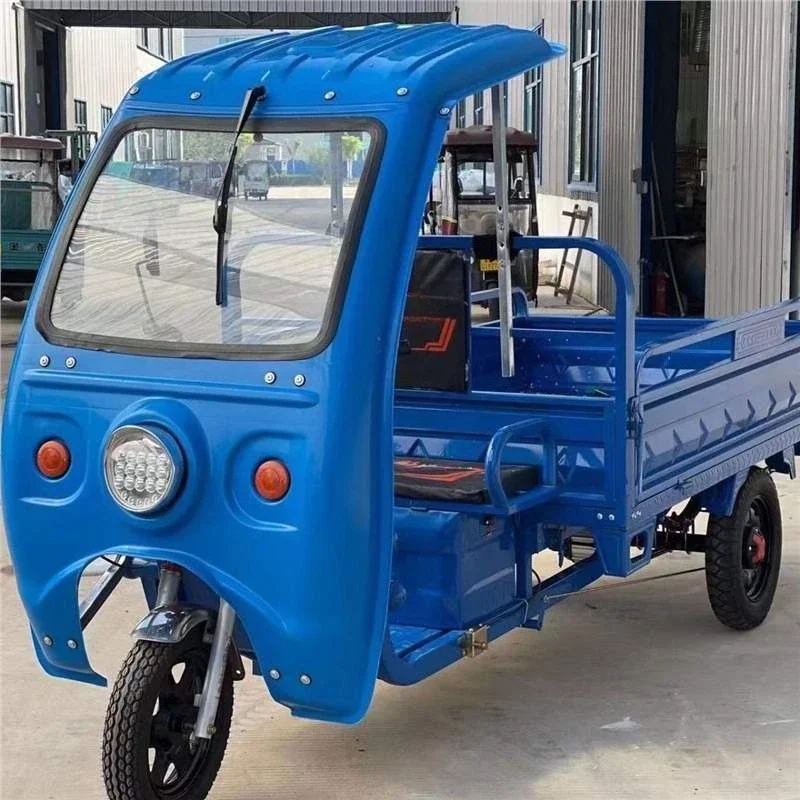 Electric mountain truck load express pull agricultural battery freight tricycle shed new model