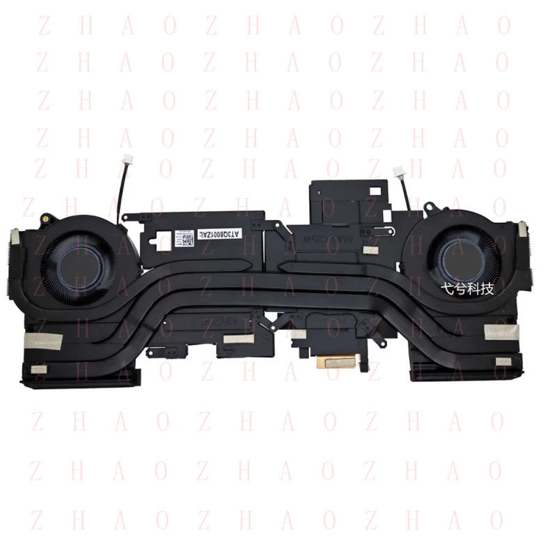 L+ For DELL Alien m15 R7 AMD 125W GN20E Laptop Cooling Fan with Heatsink 0DVK49