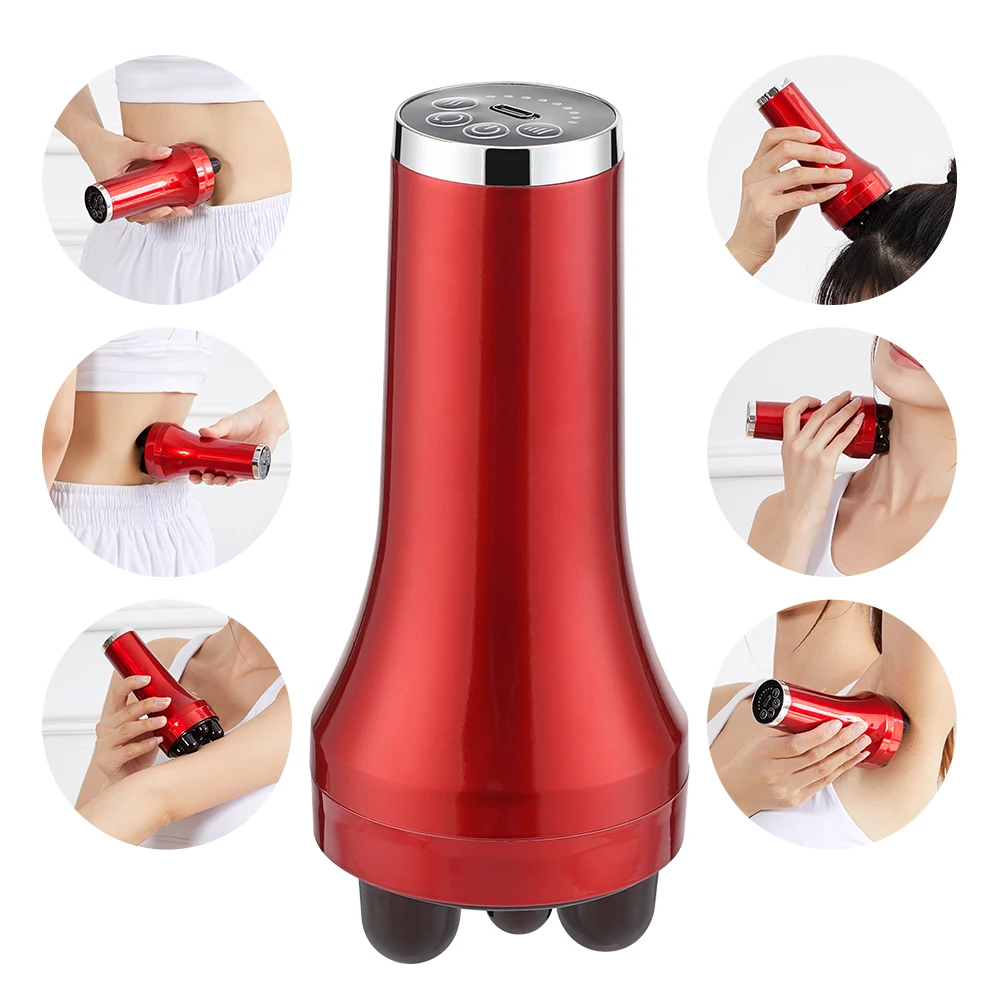 Anti Cellulite Massager Electric Full Body Slimming Massager Handheld Infrared Massage Red Light Therapy For Arm Leg Hip Belly