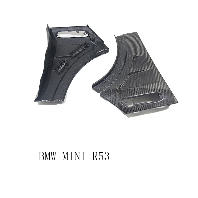 

Real Carbon Fiber Front Fender Air Vent Opening & Front Shield Trim for BMW MINI R50 R52 R53