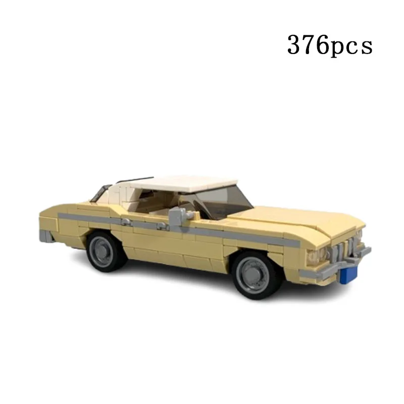 

Building Block MOC Toy Cars Sports Cars Racing Cars Boys Tech Car Toy Vehicle Model Gift 376pcs Small Particle Assembly Educatio
