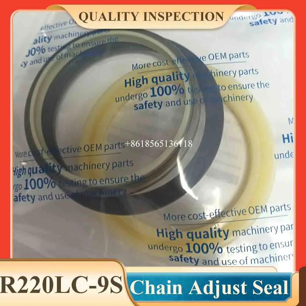 Chain Adjust Cylinder Seal Kit for Hyundai R220LC-9S Excavator Parts Hydraulic Cylinder Adjuster Seal Kits