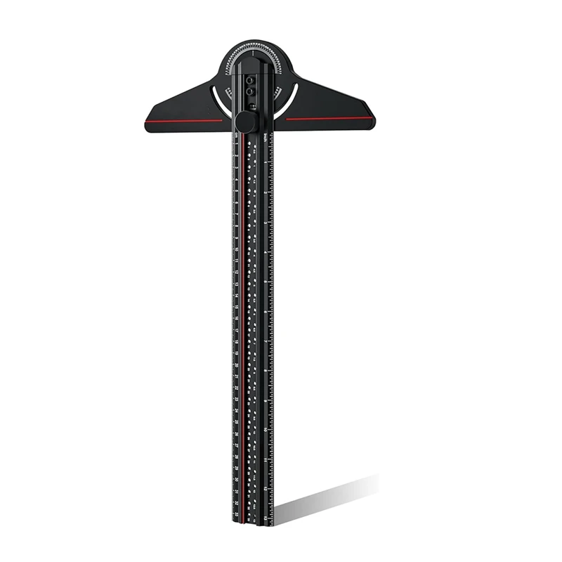 

A81M New Angle Finder Protractor,Angle Gauge,Adjustable Aluminum Construction Protractors With 13 Inch Woodworking Ruler