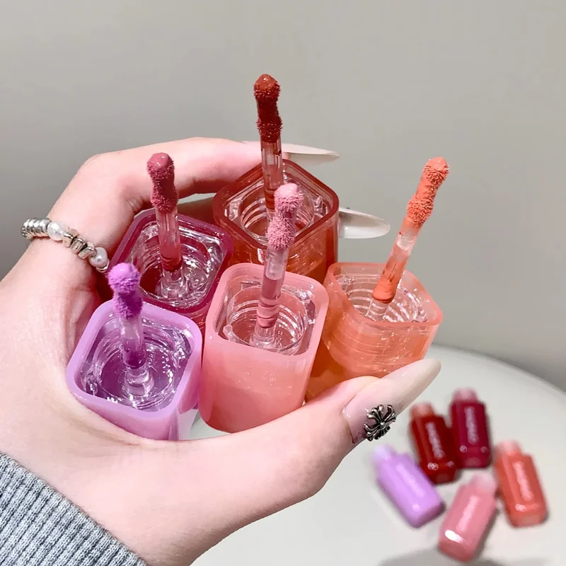 Fard à joues liquide monochrome, imperméable, hydratant, reflets, beauté, violet, lèvres et joues, double usage, Rouge naturel mat, maquillage pour le visage