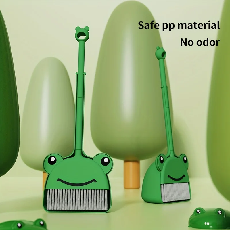 Broom and dustpan set combination, household internet celebrity set, soft bristled broom, floor cleaning and wiping broom