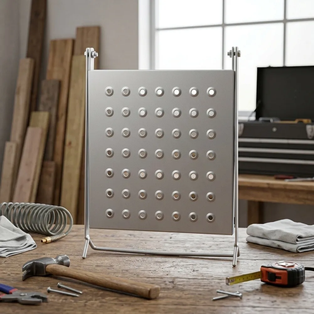 Aluminum Ladder Extension Pad for Use with Aluminum Frame Ladders Offering Standing and Tool Tray Functionality
