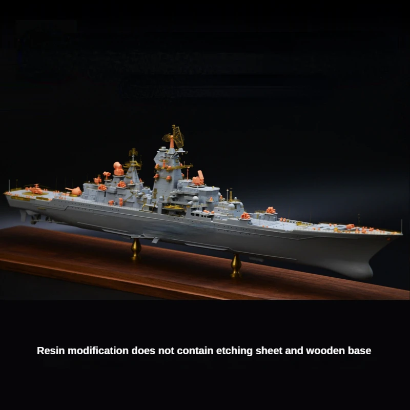 DIY Warship Model 1/350 Assembled Ship 04522 Russia Peter The Great Missile Cruiser Assembly Kit Model