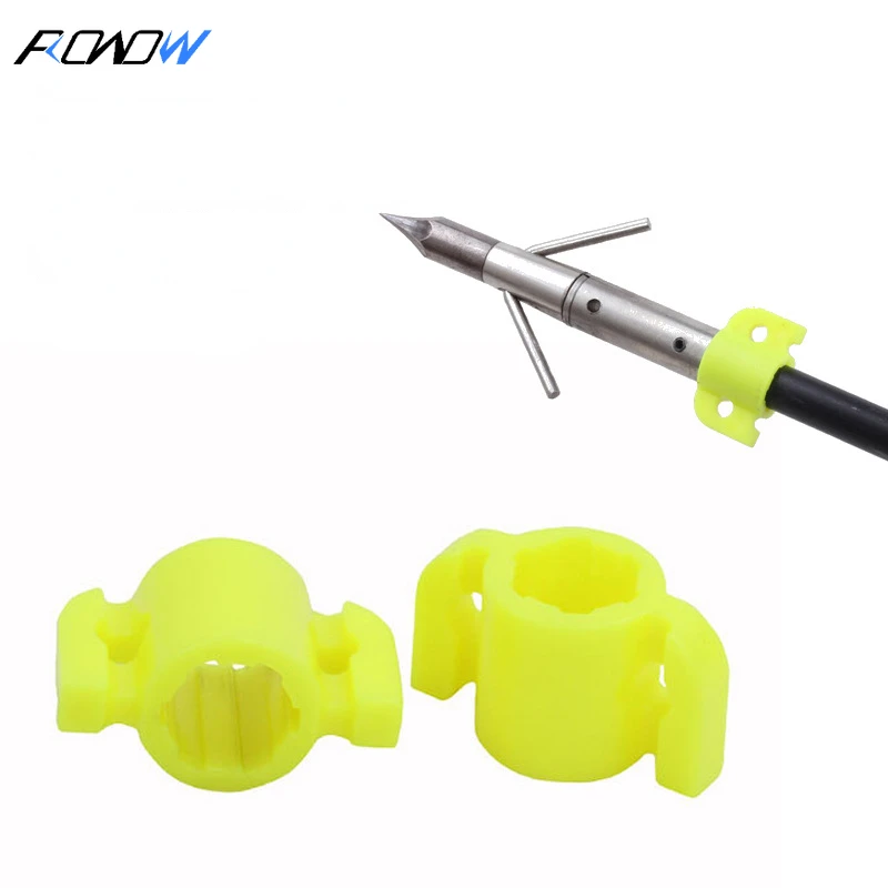 ROWOW Fishing Arrow Slide Set Bow and Arrow Replacement Slider Convenient Threading Line Outdoor Hunting and Archery Accessories