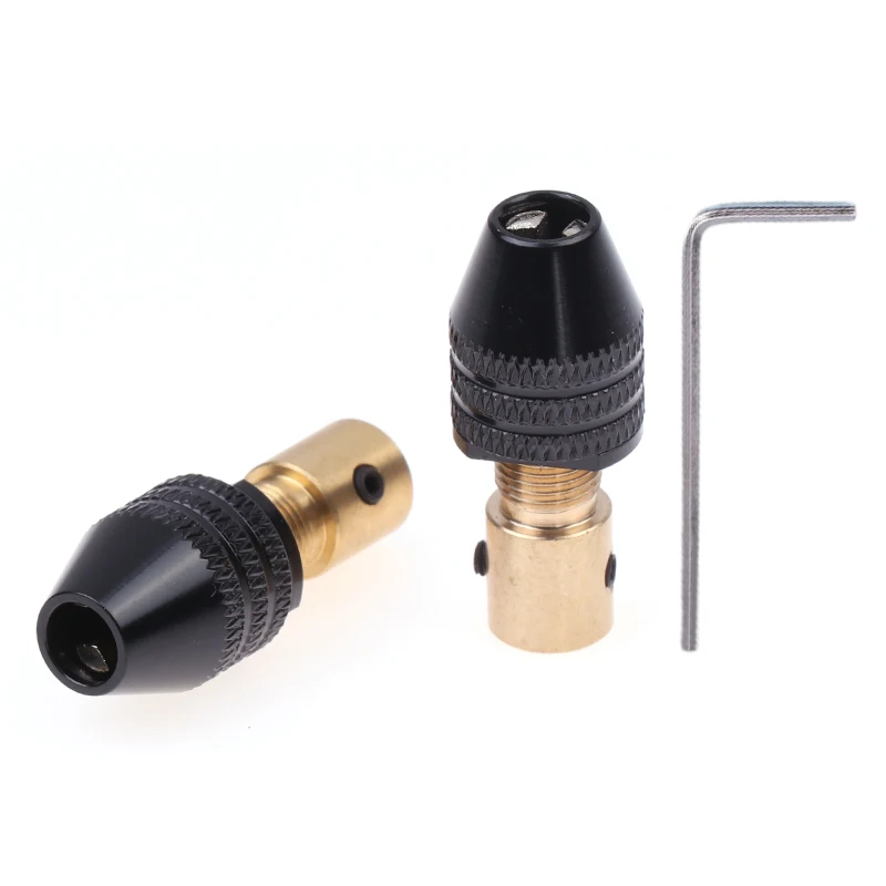 2/2.35/3/3.17/4/5mm Mini Drill Collet Smooth Micro Drill Self-tightening Drill Bit Tool Chuck Change Adapter Bit for Woodworking