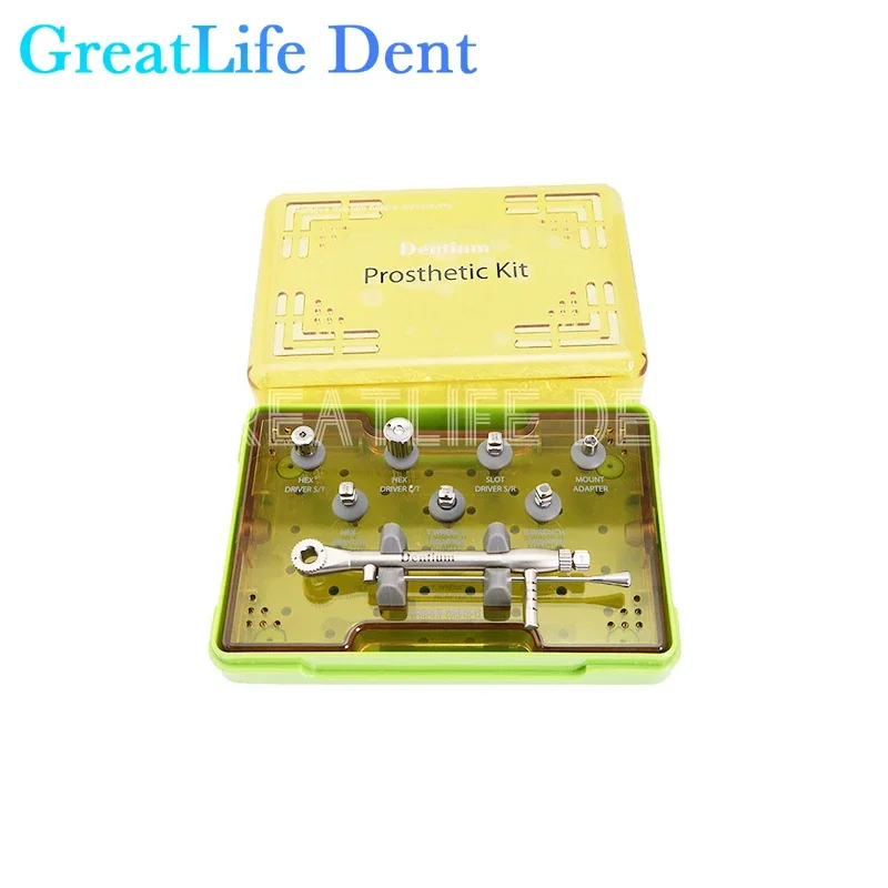 

GreatLife Dent Prosthetic Implant Titanium Prosthetic Kit Surgery Tool Dental Implant Dentium Prosthetic Kit