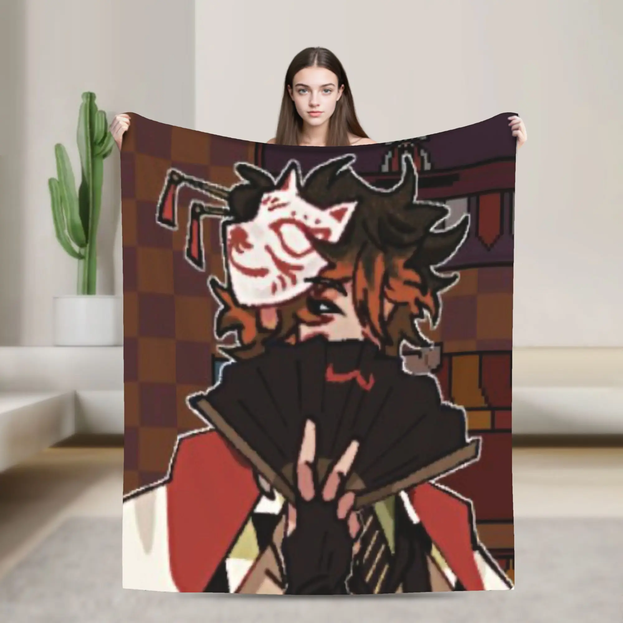 Benny Jackpot Crash Course Eddie Super Soft Blankets  Children Plush Throw Blanket Novelty Home Decor Bedspread Sofa Bed Cover